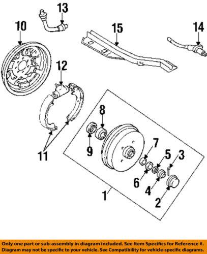 Volkswagen oem 1h0927807d abs wheel speed sensor/rear abs wheel sensor