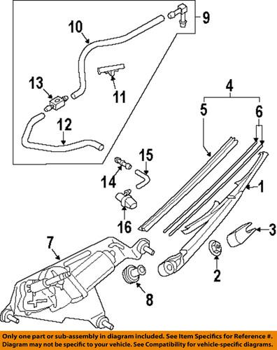 Mazda oem eg2167421 windshield wiper arm/wiper arm