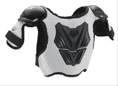 Fox racing 2013 titan peewee roost deflector small/medium black/silver