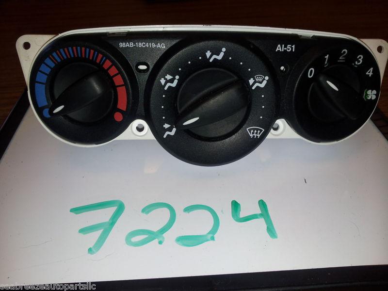 00-07 ford focus 98ab-18c419-ag climate temperature control unit a/c heat