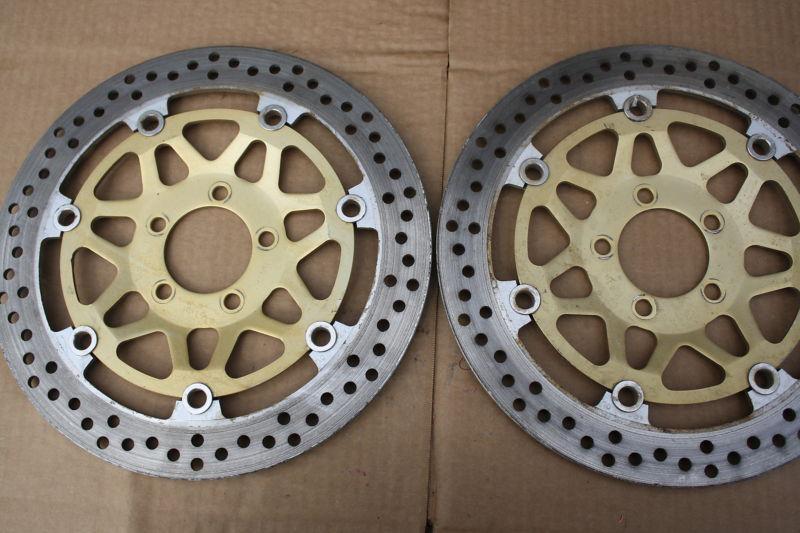 05-08 kawasaki zzr600 front brake rotors brakes 2005 2006 2007 2008 