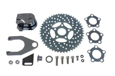 Chrome brake caliper rotor sprocket kit sprotor sprockster drive side brake kit