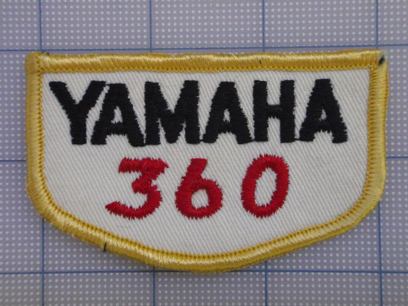 Vintage yamaha  patch 70s-80s biker motorcycle motocross birtbike yamaha 360