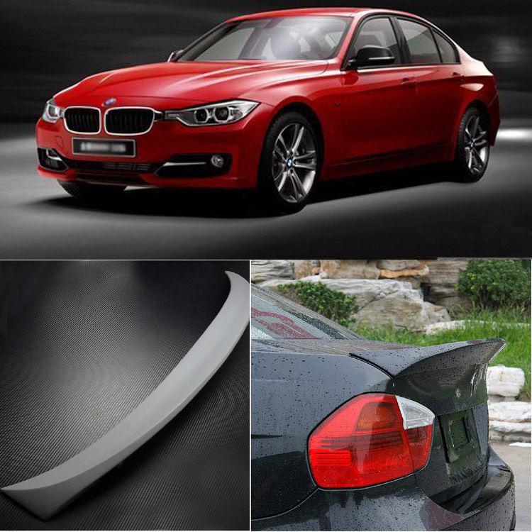 New sports grade intensity twist pu made rear spolier wings for bmw 3 series e90