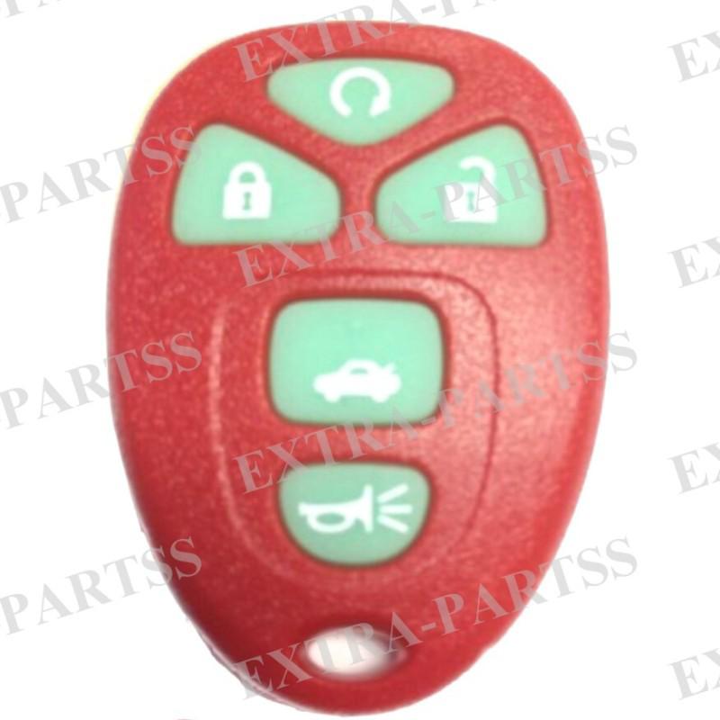 New red glow in dark gm keyless remote key fob transmitter clicker beeper