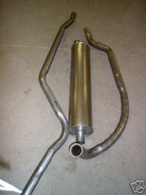 1941 & 1948 cadillac exhaust system, 304 stainless, series 62
