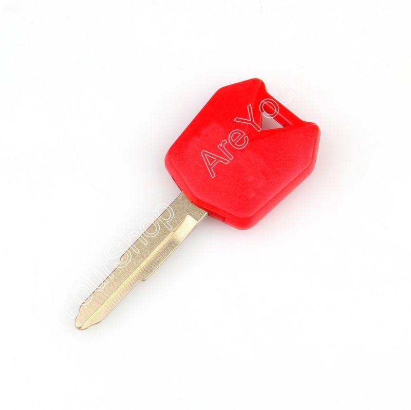 1pcs blade blank key motorcycle kawasaki zx 6r 9r 10r 12r 14r zzr zrx zxr vn red