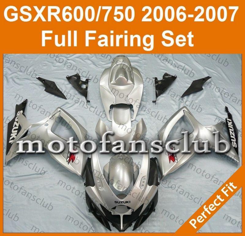 Fit suzuki gsxr 750 gsxr 600 06 07 gsx-r 2006 2007 fairing bodywork k6 #07 c