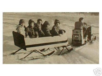 Snowmobile sleigh / trailer plans neat accessory