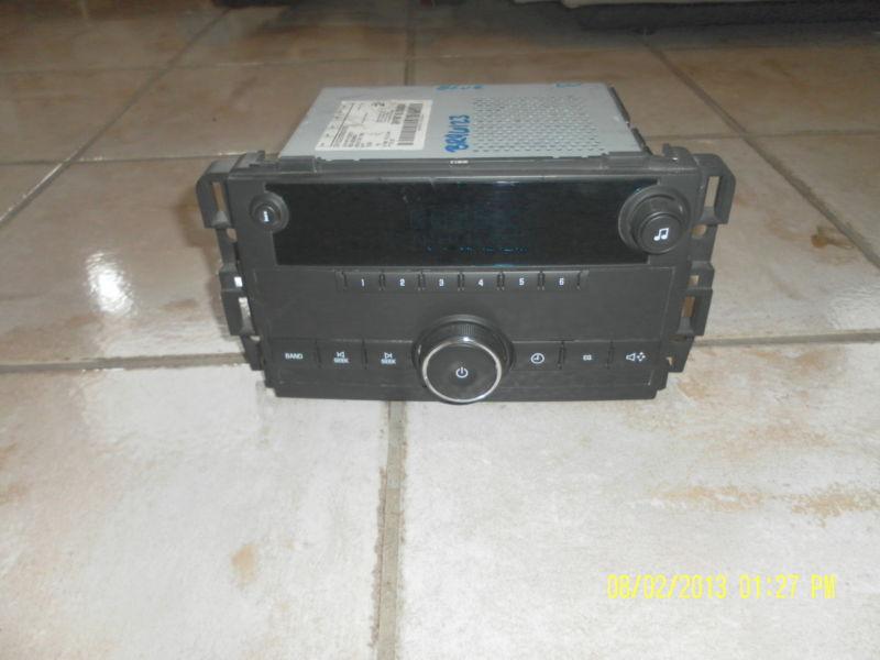 2007-2011 chevrolet gmc silverado sierra am/fm radio tuner 