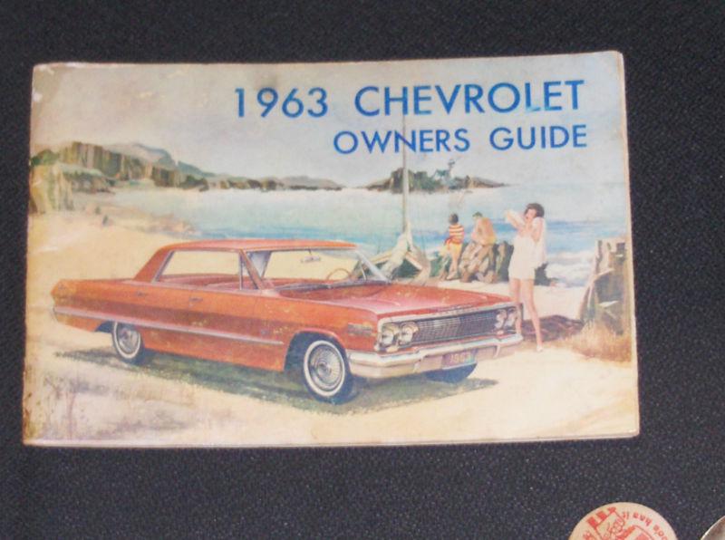 1963 chevrolet owner's manual