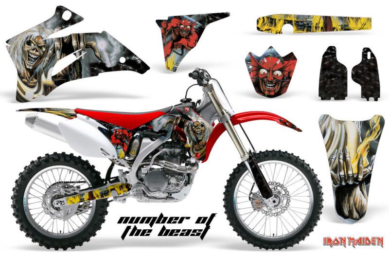Amr racing graphic kit yamaha yz 250 450 f 06-09 iron sticker decal close out!