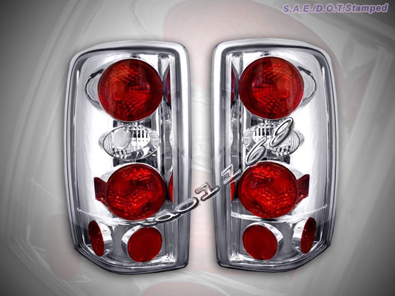 2000-2006 tahoe suburban denali yukon tail lights chrome 01 02 03 04 05 06