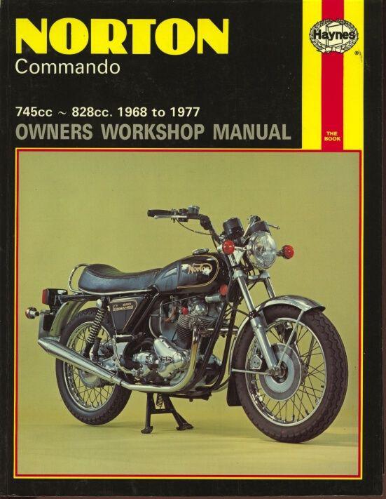  haynes 1968 to 1977 norton commando 745cc to 828cc workshop manual 
