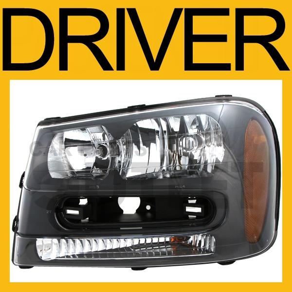 02-07 trailblazer ls head light left gm2502213 ext headlamp assembly 06-09 ss lh