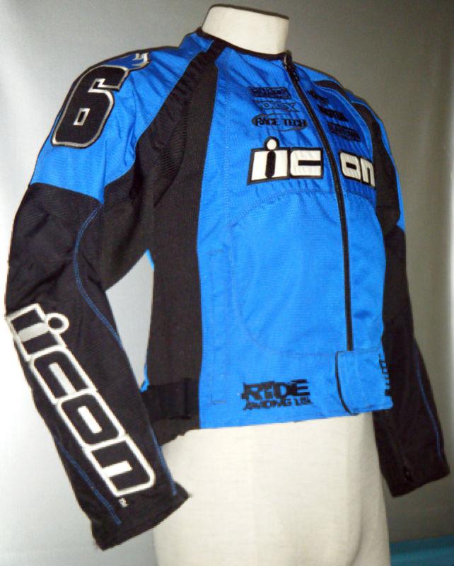 Icon merc stage 2 textile motorcycle jacket medium