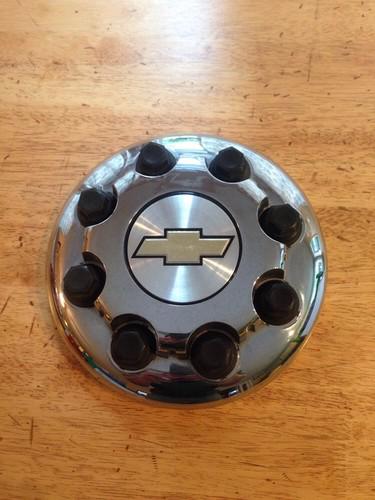 2002-2011 chevy oem chrome chevrolet 8-lug 2500 3500 center cap - part#15053704