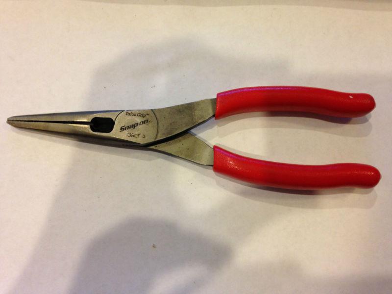 Buy Snap-On tools talon grip Long Needle Nose Cutter red vinyl grips 8 ...