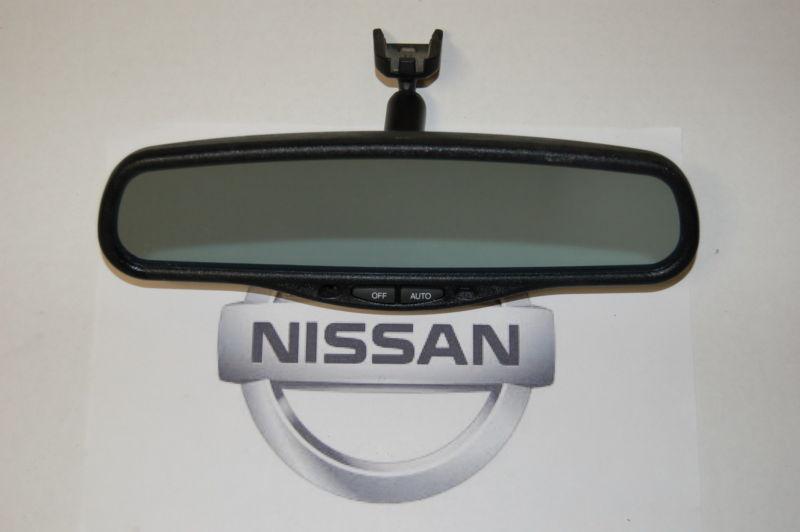 Nissan - maxima - 2000 01 02 03 interior rear view mirror with autodim - black!