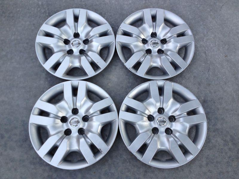 Oem factory 09 10 11 12 nissan altima 16" hubcaps wheel covers set of 4