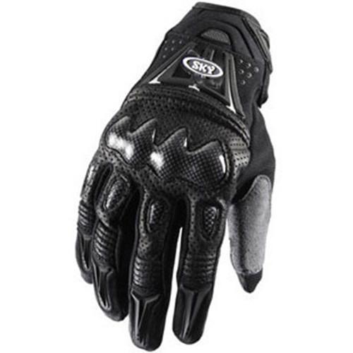 Black motorcyclemotocross sports riding racing cycling fullfinger bike gloves xl