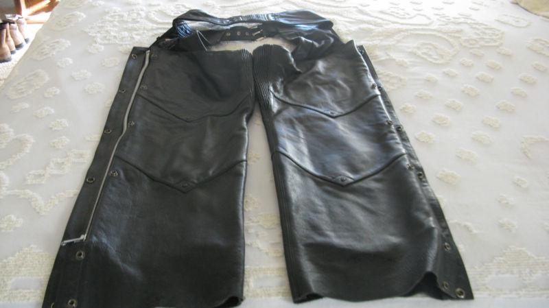 Harley-davidson women's lined riding chaps - size lw