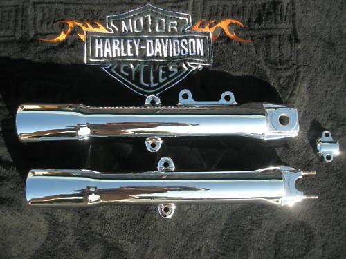 Harley davidson new chrome fl fatboy fork sliders 00-06