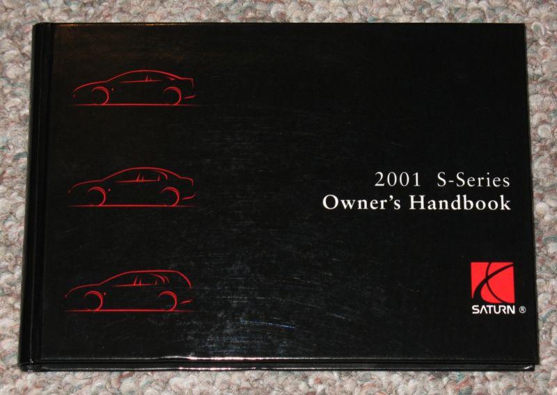 2001 saturn s-series owner's handbook manual sl1 sl2 sc1 sc2 sw1 sw2 sedan coupe