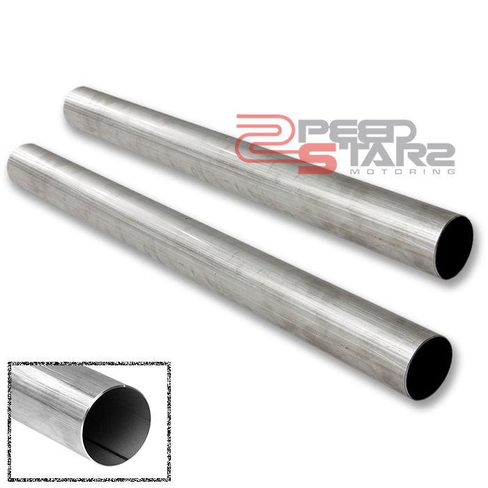 Two 3.5x31.5"straight mild steel/iron turbo exhaust catback downpipe piping pipe