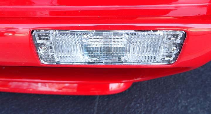 1982-84 ferrari boxer bbi front bumper clear driving lamps new free shipping