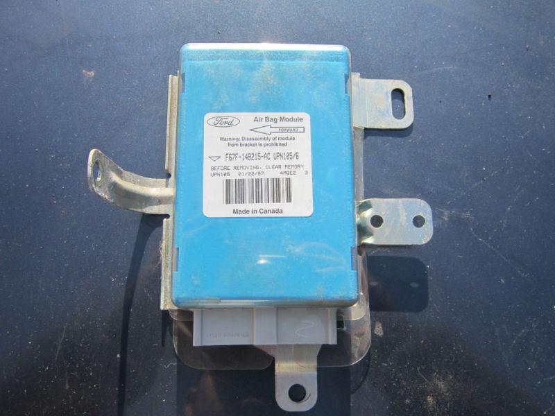 1995-1997 ford explorer air bag control module oem# f67f-14b215-ac