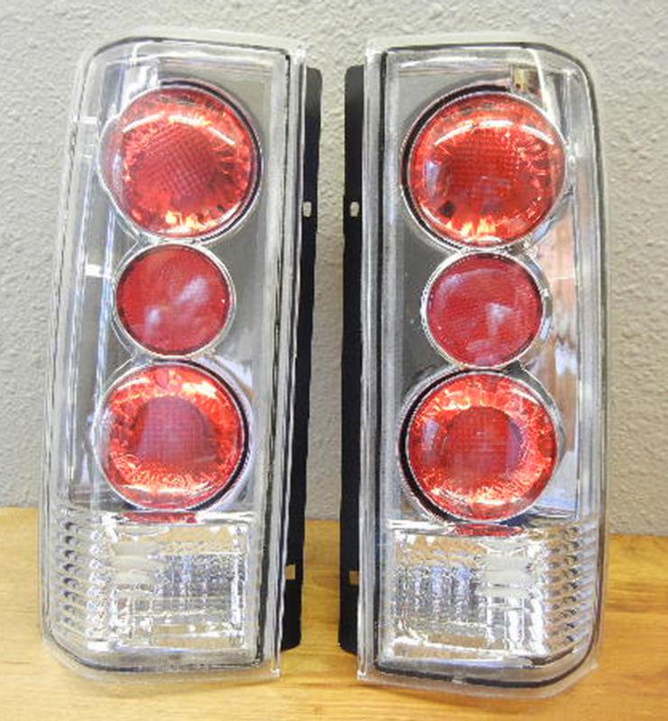 85-05 astro van/gmc safari tail lights lamps rear brake pair taillights new set