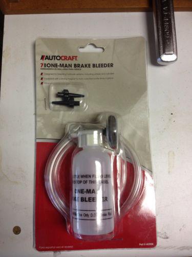 Autocraft one man brake bleeder