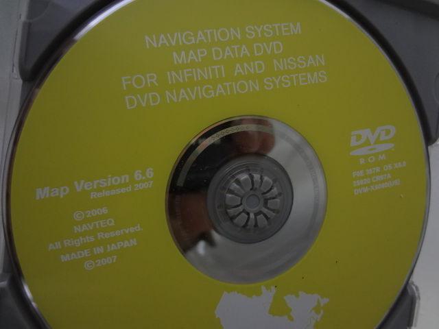 Nissan infinity  dvm-x6080  dvd  navigation  disc !!!