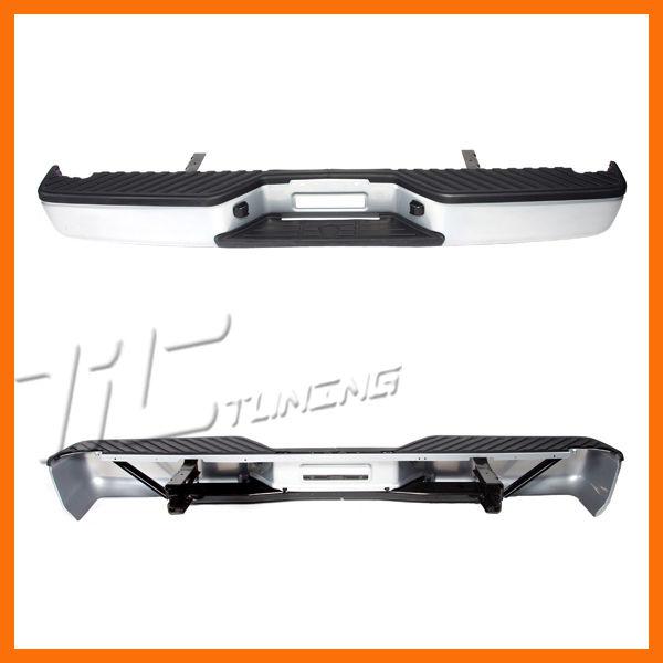 04-06 titan xe rear pad step bumper lic lamp reinf bracket painted arg silv