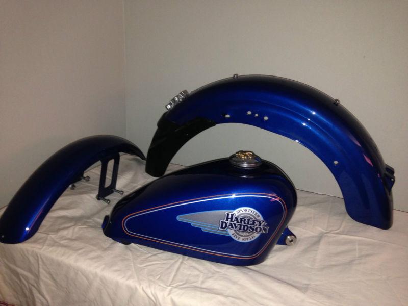 Harley davidson sportster tank and fender set 