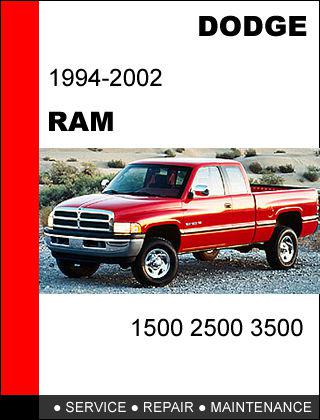 Dodge ram 1994 - 2002 factory service repair workshop shop manual