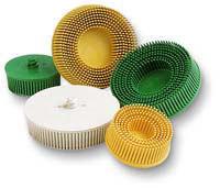 3m company 7525 2" scotch-brite roloc bristle discs yellow