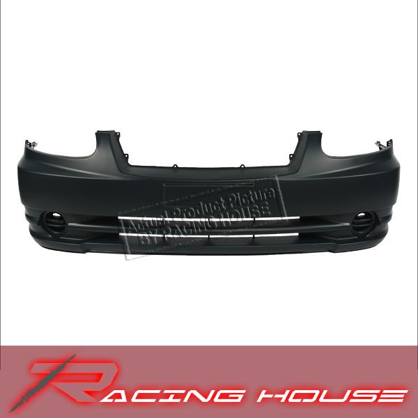 Unpainted primered black plastic front bumper cover for 2003-2005 hyundai accent