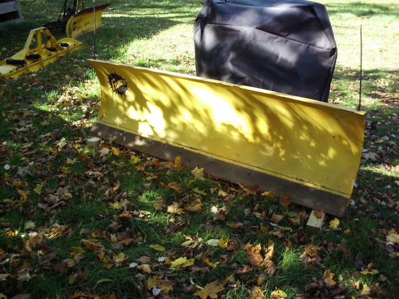 Fisher minute mount 2   8 ft hd snow plow in great shape and works as it should