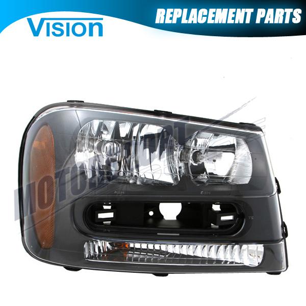 2002-2008 chevy trail blazer ls lt passenger side headlight lamp replacement rh