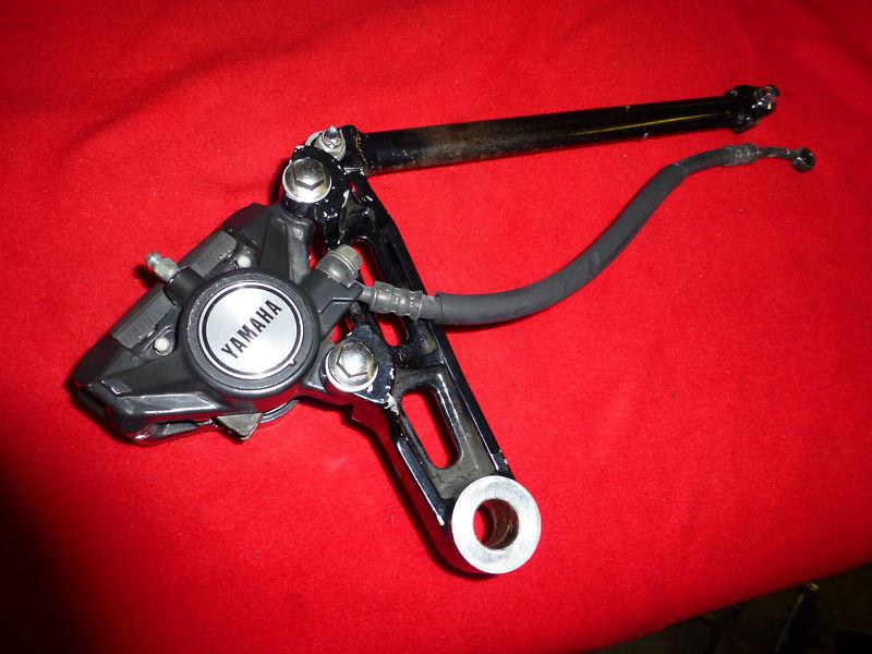 1984 1985 yamaha fj1100 rear brake caliper & bracket wow very nice!