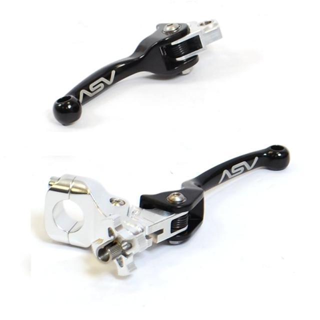 Kawasaki kx65 kx85 kx125 kx250 kx500 asv f3 forged brake clutch levers black