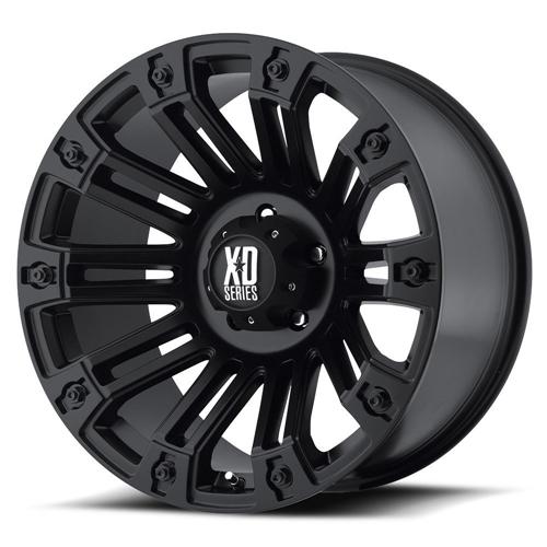 20 inch all black rims wheels xd series brigade 6x5.5 lug 6x139.7 chevy gmc new