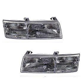 New headlight headlamp assembly pair set drivers+passengers side left+right