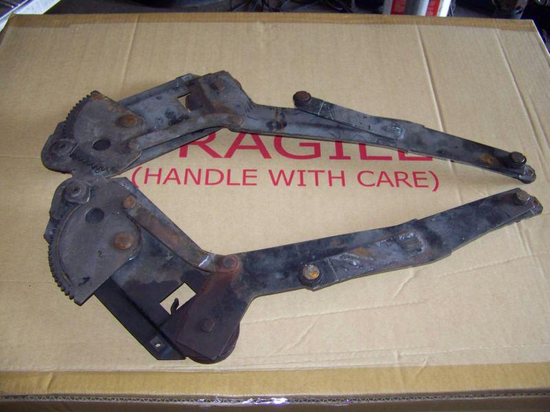 1949 chevy 1 pair orig window regulators good condition