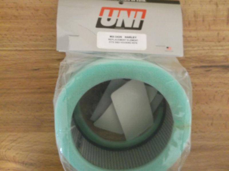 Uni air filter fits s&s super e and g teardrop air filter