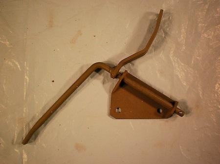 Accelerator linkage cross shaft w/lever  assy. & bracket  mb/gpw, wwii, jeeps,