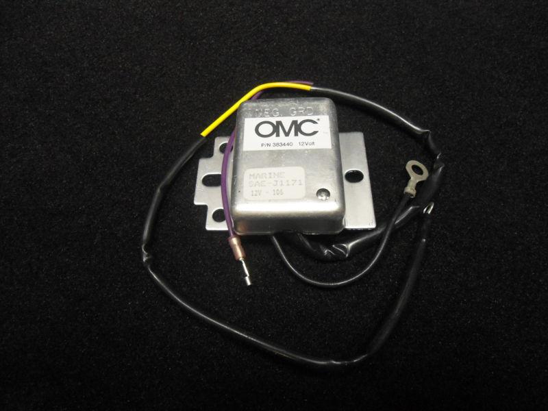 Voltage regulator #383440, 0383440 omc/johnson/evinrude 1969-81 outboard motor