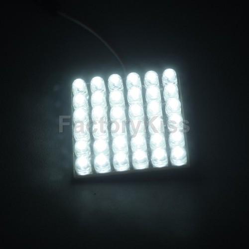 10 x car bulbs 1156 ba15s 36-led white panel light #004